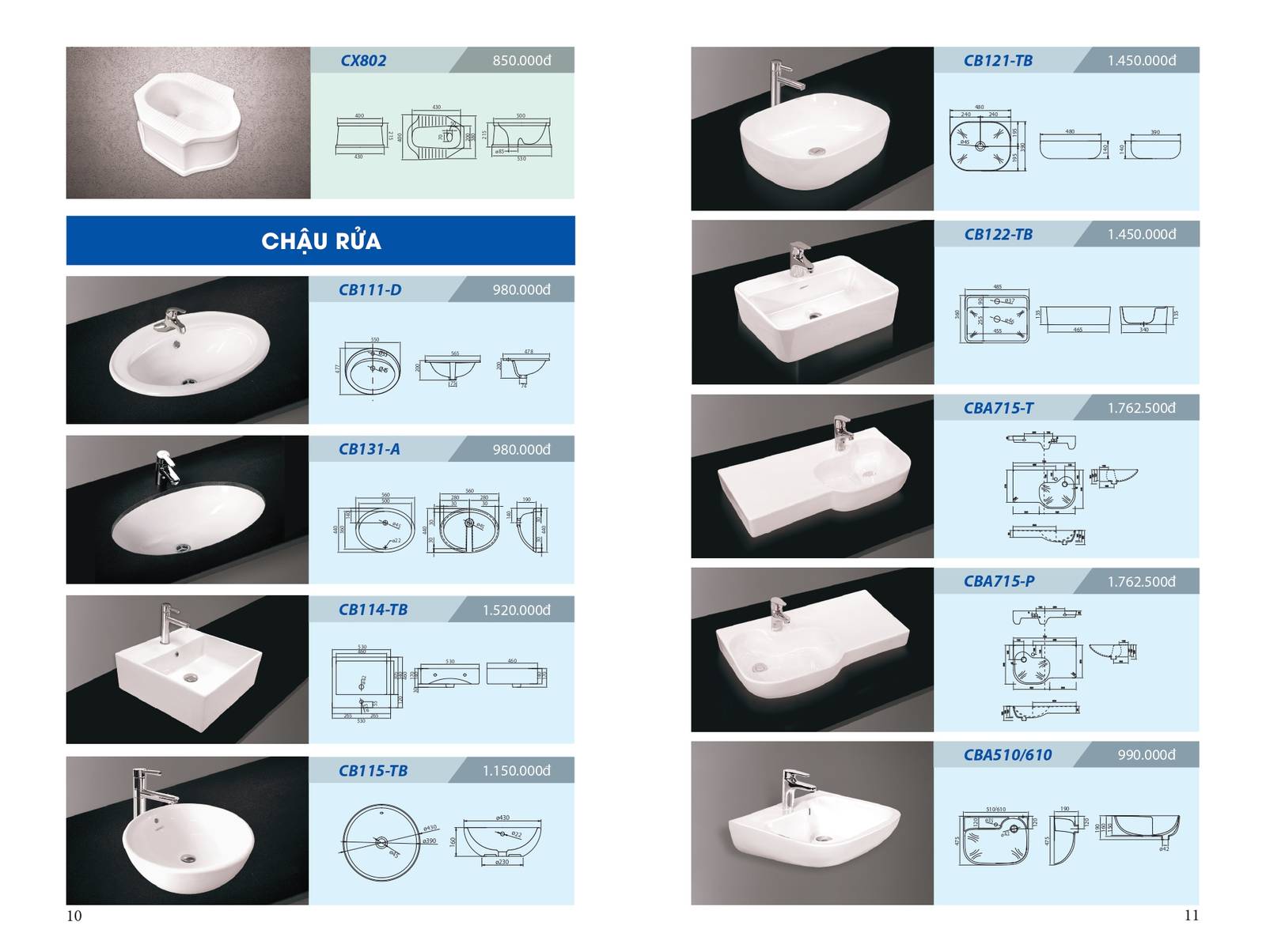Catalogue và Bảng giá Thiết bị vệ sinh CERAVI mới nhất 2024VI mới nhất 2024 /page 5